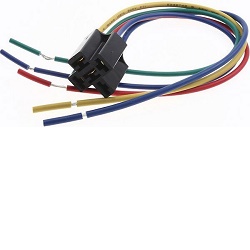 Patice pro autorelé do 40A s kabelama L611