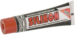 Silikon vysokoteplotní 350°C červený, SILMEX, 40g