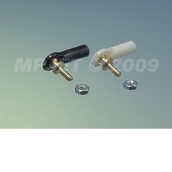 MPJet 2407B kulový čep M2 krátký 6ks černý