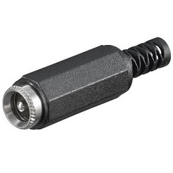 Geti K36724A konektor 2.1x5.5 mm samice na kabel