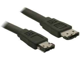 PremiumCord kfsa-7-10 Kabel eSATA-eSATA 1m černý