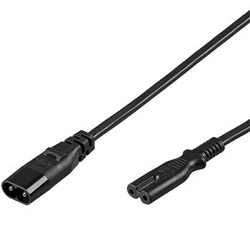 Goobay 97201 kabel síťový prodlužovací plochý 2m 