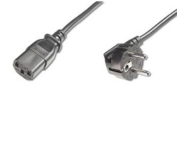 PremiumCord kpsp2 kabel síťový 230V k počítači 2m