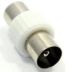 PremiumCord ktcmm TV antenní spojka IEC 75 Ohm M/M