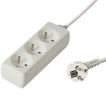 Prodlužovací přívod 230V 1,5m 3 zásuvky