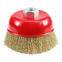 Kotouč drátěný - hrnkový 125mm M14 Inter-Mit