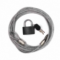 Magg 110128 bezpečnostní lanko 3m se zámkem