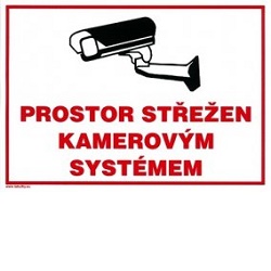 Magg 120087 prostor střežen kamerovým systémem A4