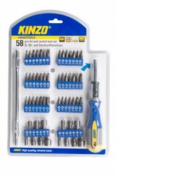 Kinzo 54198 sada bitů a hlavic 58ks