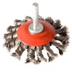 MAGG BL97041 Ocelový miskový kartáč se stopkou