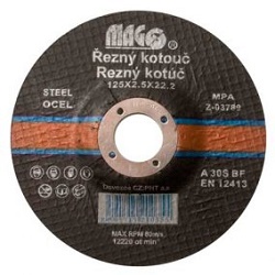 Magg RK12525 řezný kotouč na kov 125x2,5x22,2mm