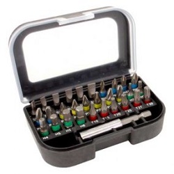 Sada bitů 25mm - 30 ks + magnetický držák SB3025