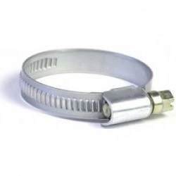 Hadicová spona zinek bílý 50-70mm W1