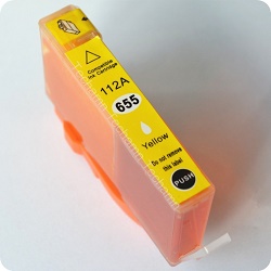 HP 655 - kompatibilní žlutá cartridge CZ112A