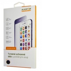 Ochranné sklo Huawei P40 Lite černé s okraji