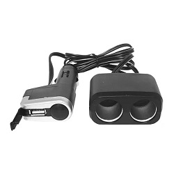 Autoadaptér napájecí LTC LX402V + USB 5V/1A