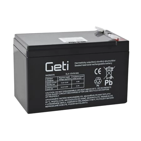 Geti olověný akumulátor 12V/9Ah 6.35mm