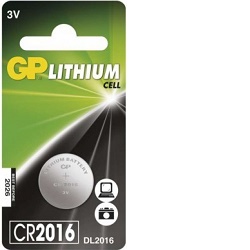 Baterie CR2016 GP lithiová