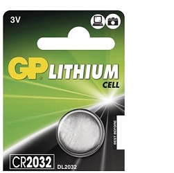 GP CR2032 1ks 3V 210mAh lithiová knoflíková