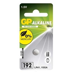 GP LR41 baterie knoflíková 192 alkalická 1.5V