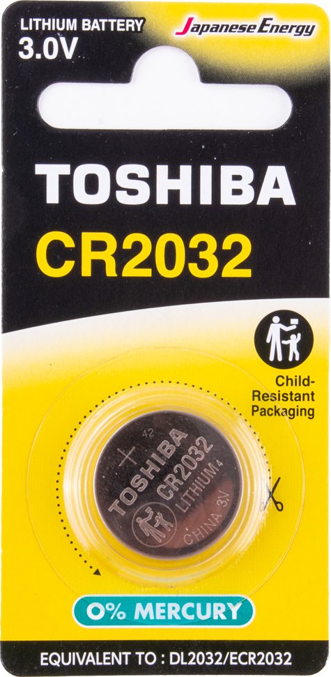 Baterie TOSHIBA CR2032 CP-5C 3V LITHIUM 1ks