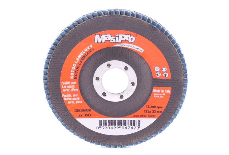 MasiPro Kotouč lamelový 125 mm, zrnitost 80,104742