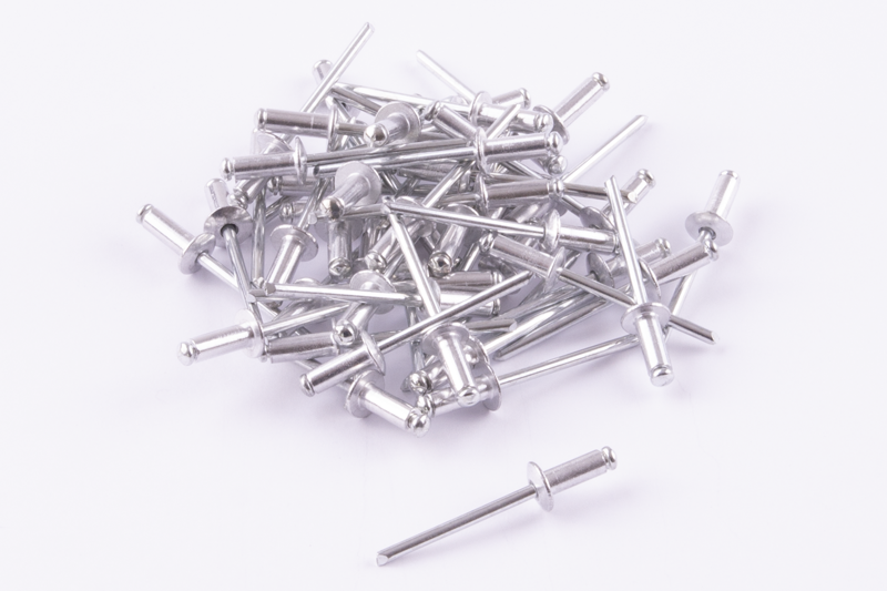 Nýty LOBSTER 4,0x10mm, sada 50ks, hliníkové