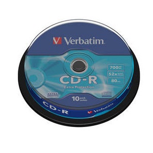 Verbatim 43437 CD-R 700MB 52x spindle 10ks