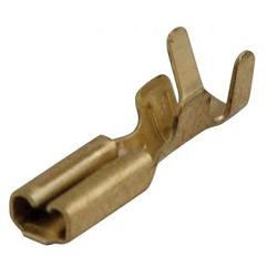 KSS 1670.05.00.9/F faston 2,8x0,5mm zásuvka