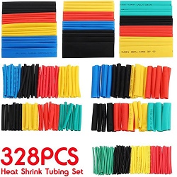 Smršťovací bužírky barevné 1-14mm, sada 328ks N576