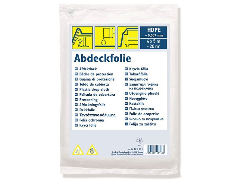 Zakrývací fólie 4 x 5 m HDPE 7 my (96902110)